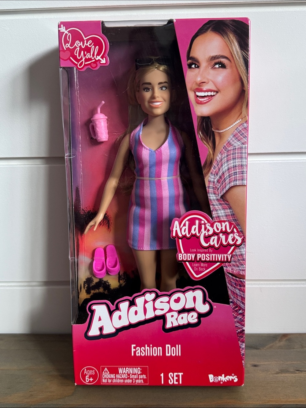 NEW: Addison Rae in Beach Outfit - Collectible Body Positive Fashion Doll
